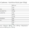 cashew nutrients