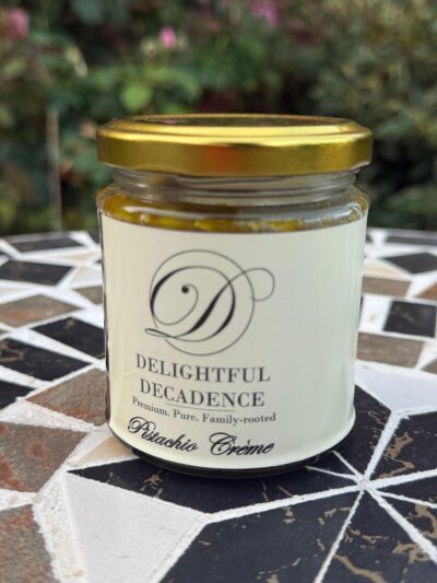 pistachio creme bottle label included